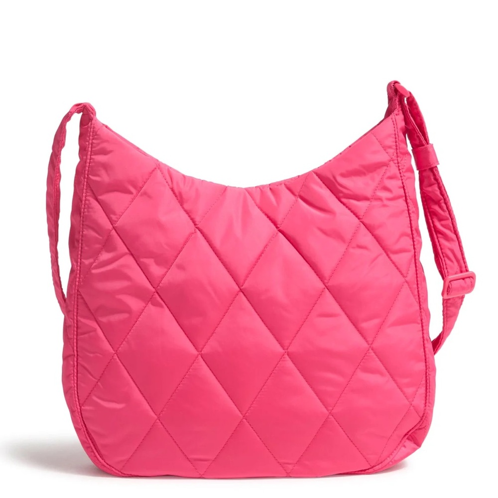Vera Bradley Hobo Convertible Crossbody  “Peacock Pink”. NWT